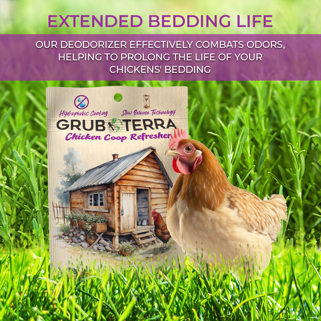 GrubTerra Coop Refresher extended bedding life rosemary thyme