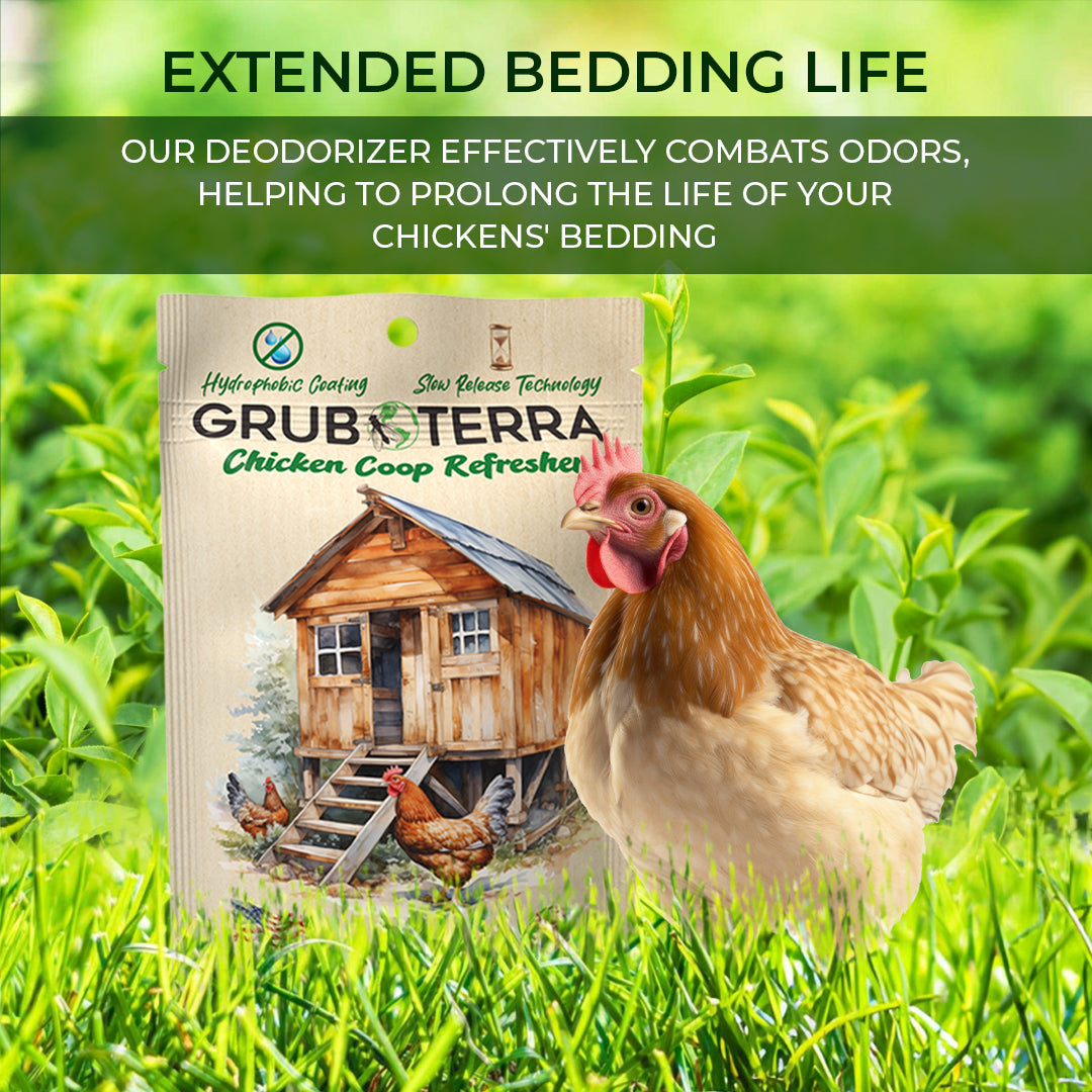 GrubTerra Coop Refresher extended bedding life