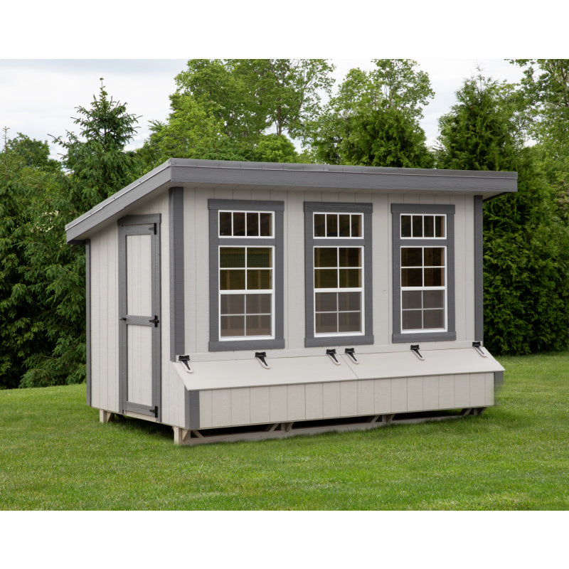 Hen House Collection Large Lean To Chicken Coop 7 x 12' L712