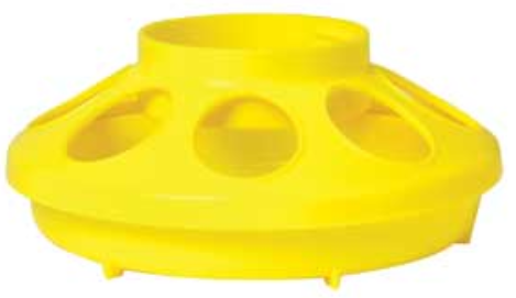 BASE DE COMEDERO 1 QT. - AMARILLO