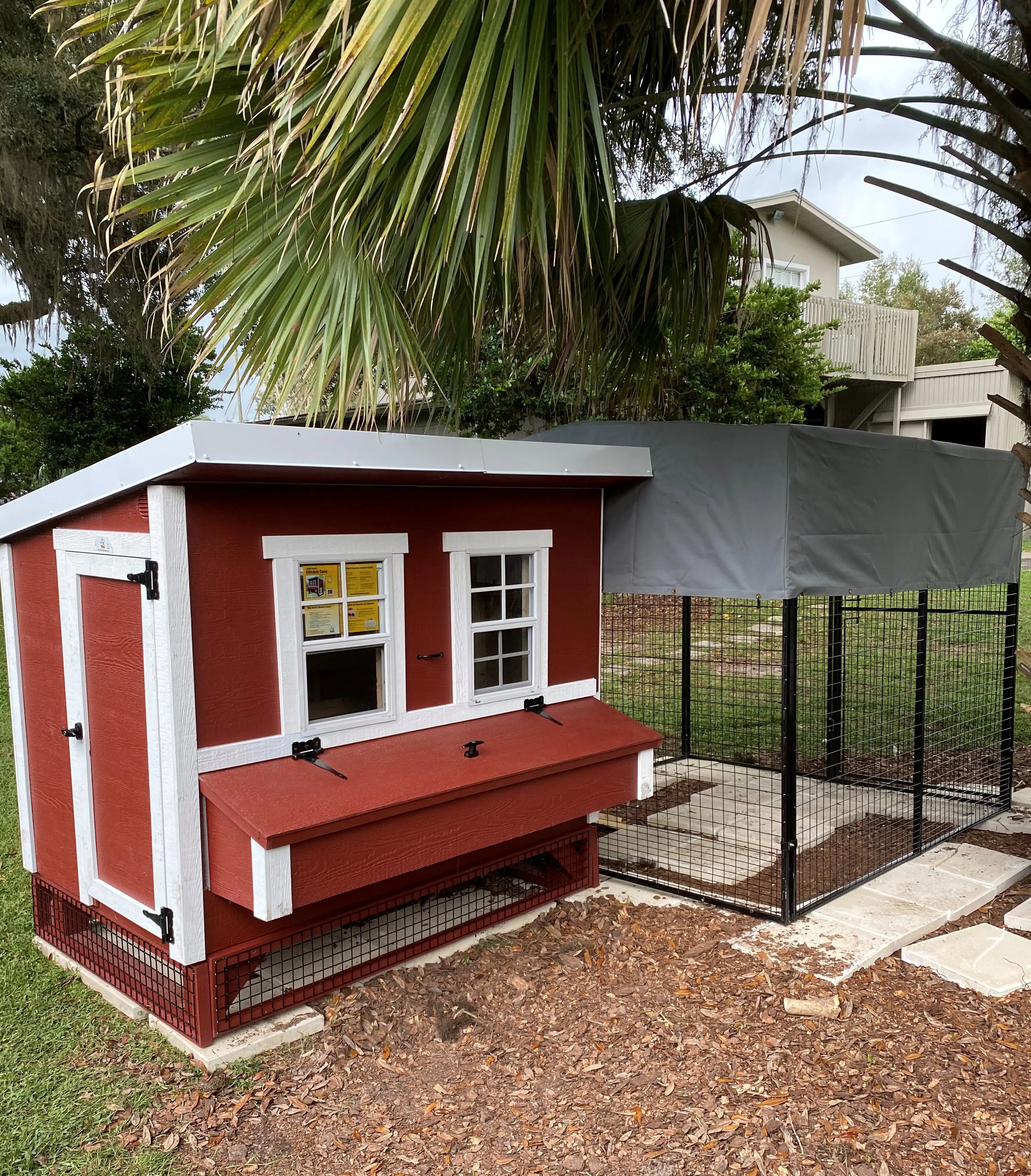 OverEZ Chicken Run 8' Walk-In, Stand-Alone or Attachable