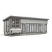 Lean To Coop with Extra Large Run L728C | Hen House Collection
