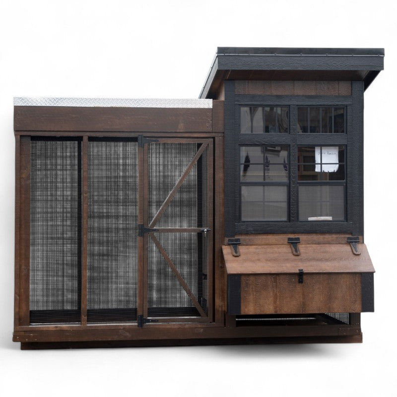 Lean To Coop with Flower Bed Top L510GRC | Hen House Collection — Gone ...