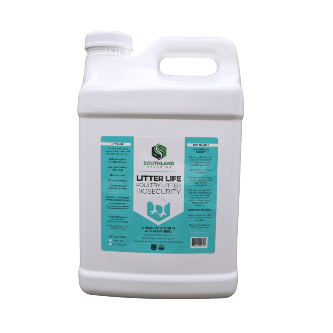 Southland Organics Litter Life | Poultry Litter Amendment 2.5 gallon