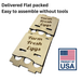 Made in USA Wooden Countertop Egg Holder