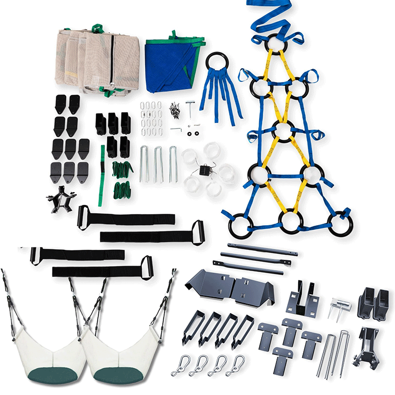 Bijou Build Mainstay and Sway - Play System & 2 Swings components