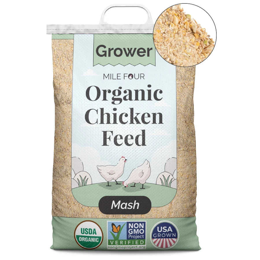 Mile Four Grower Organic Chicken Feed