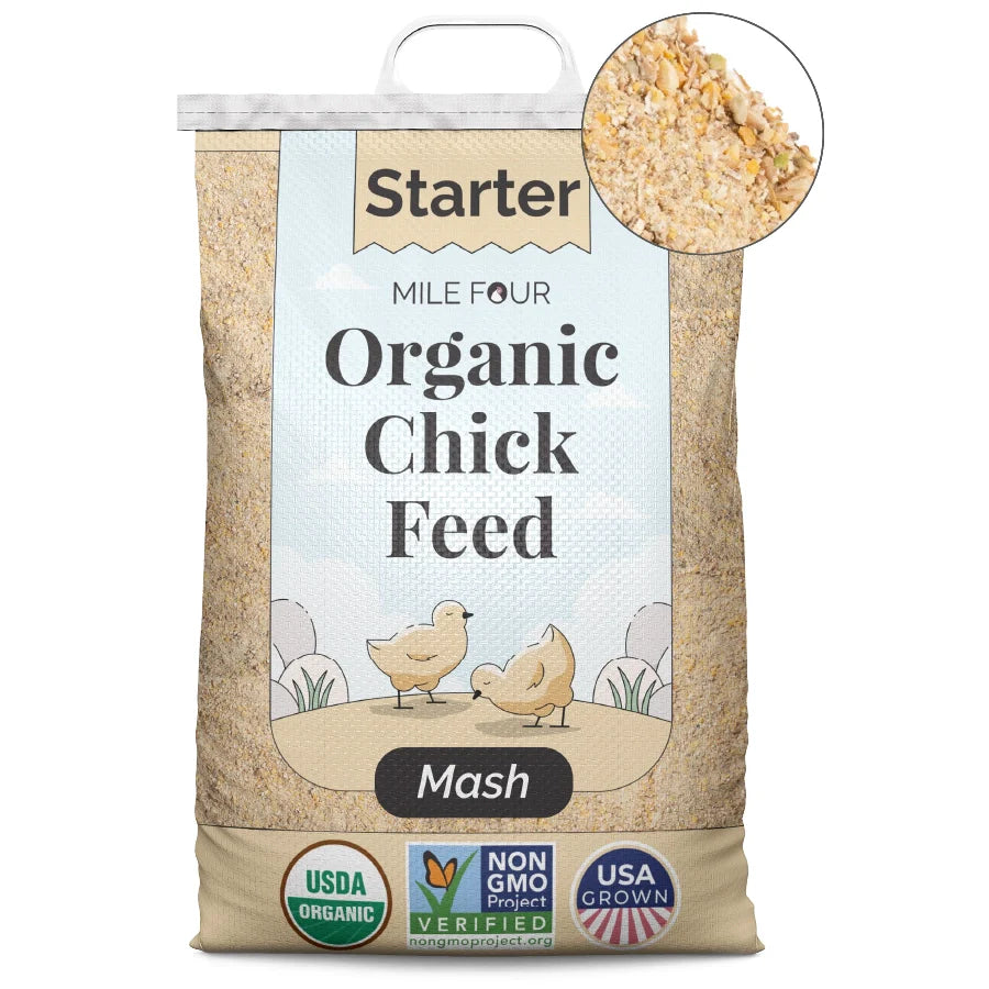Mile Four Starter Organic Chicken Feed