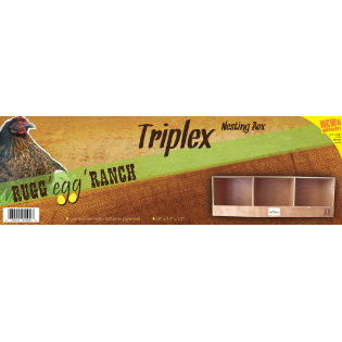 Rugg egg Ranch Nest Box triplex