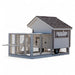 Mobile Chicken Coop with Run Q44T | Hen House Collection back