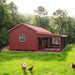 Multibreed Chicken Coop w/ Back Run A1024LRC | Hen House Collection side of run