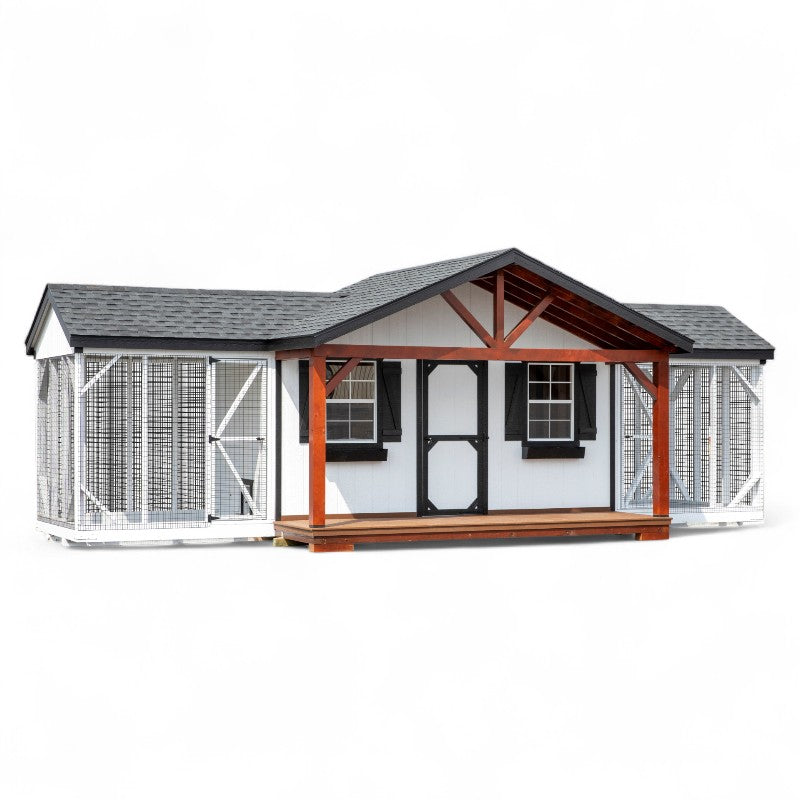 Multibreed Gable with Feed Room A828CRGD | Hen House Collection — Gone ...