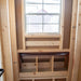 Multibreed Reverse Gable Coop A824RGCD | Hen House Collection inside view of nest boxes