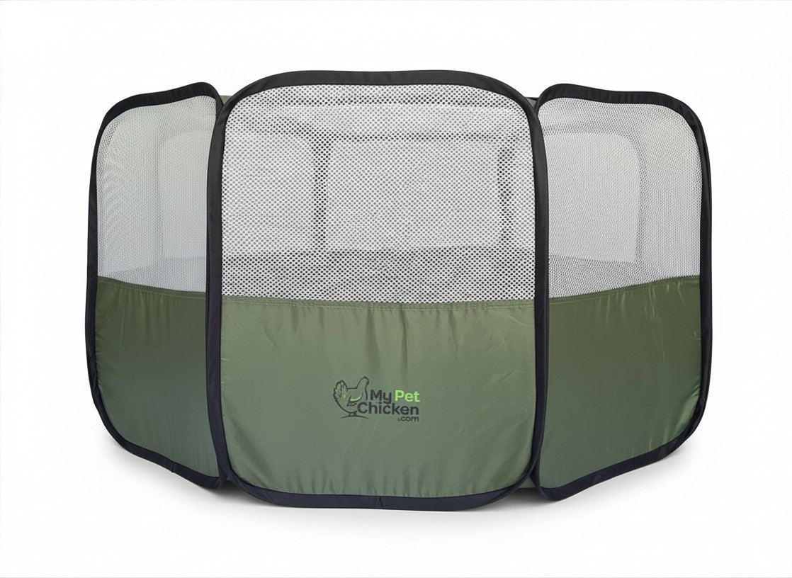 My Pet Chicken Pen Starter folded for compact brooder storage