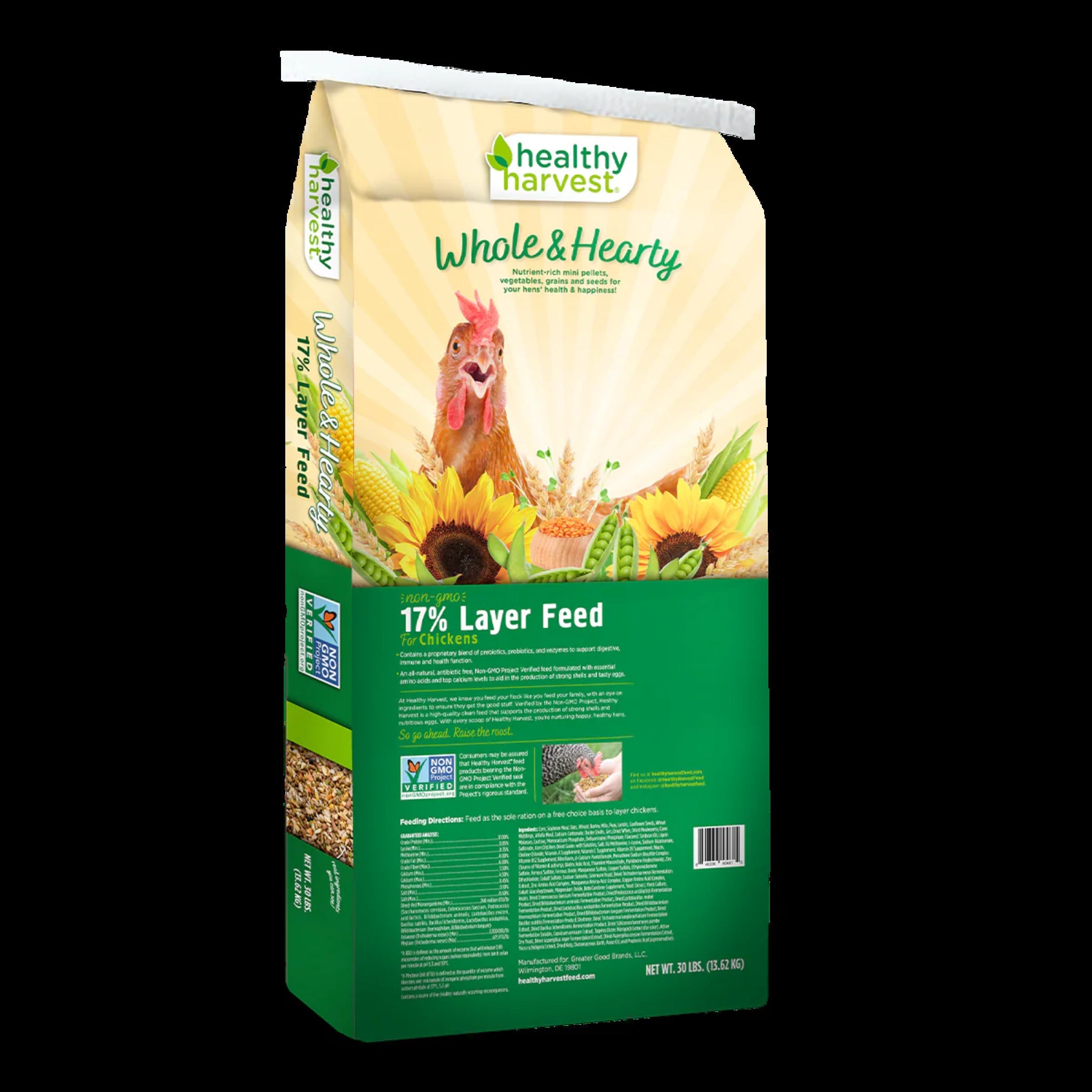 Healthy Harvest Non-GMO Whole & Hearty - 30 lb whole and healthy