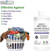 Natural laundry additive for treating washable items against mites, lice, fleas, and ticks