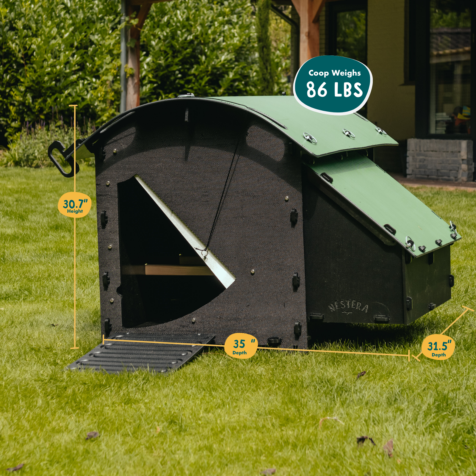 Nestera Chicken Coop Chicken Medium Ground Dimensions