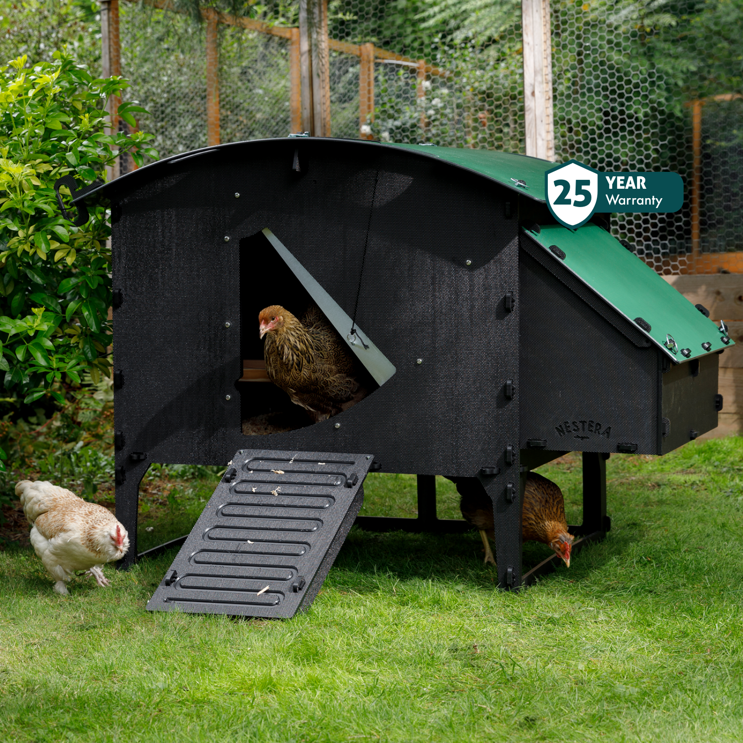 Nestera Chicken Coop Large Lodge 25 year warranty