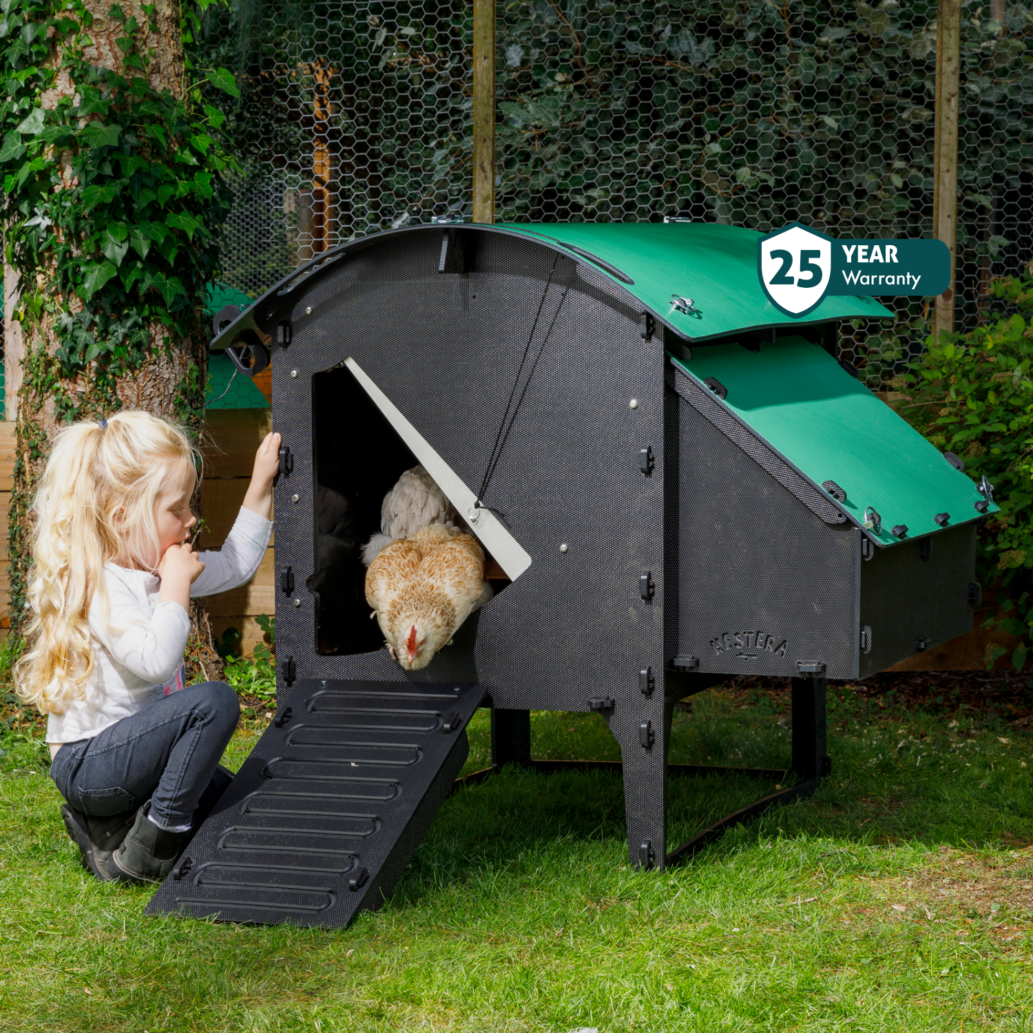 Nestera Chicken Coop Medium Lodge 25 year warranty