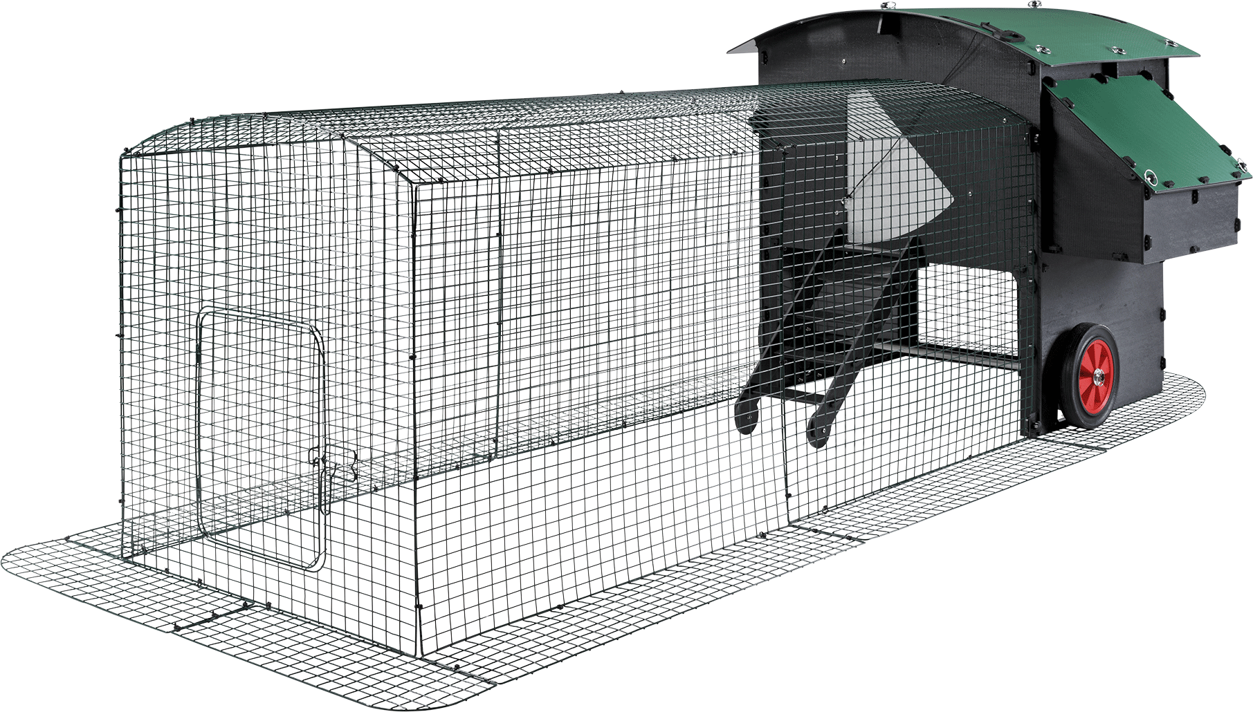 Nestera Chicken Coop Medium Raised with run and wheel