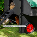 Nestera Penthouse chicken coop with wheel attachment