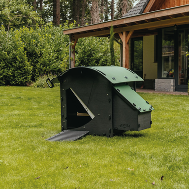 Nestera recycled plastic chicken coop for backyard hens