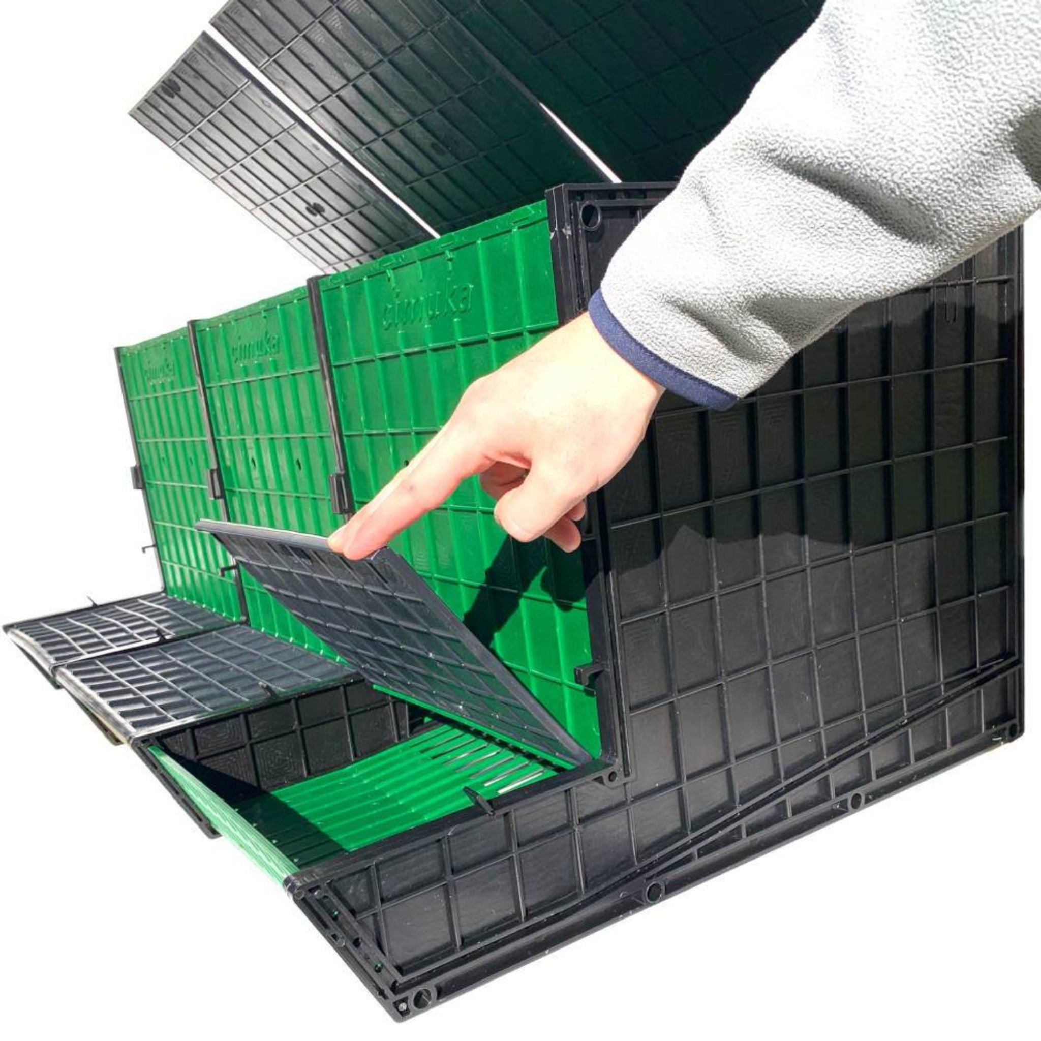 Cimuka Nesting Box - 3 Sections - Back Collection