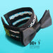 No-Crow Rooster Collar Bow Tie Black