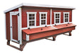 OverEZ Chicken Coop Jumbo Up to 30 Chickens red front