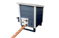 OverEZ Chicken Coop Medium Up to 10 Chickens blue chicken door and back