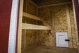 OverEZ Chicken Coop Medium Up to 10 Chickens inside view with roost bars