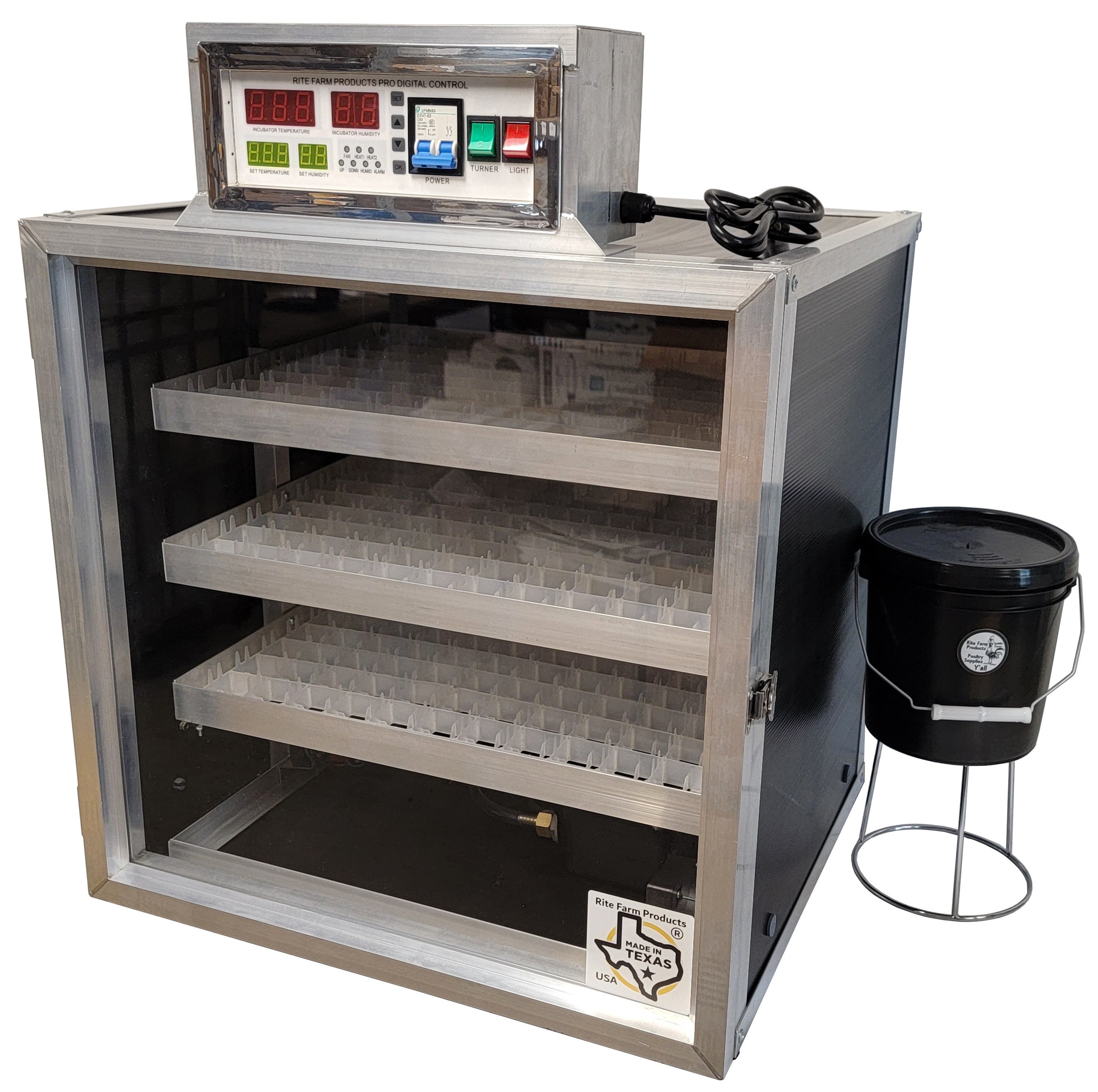 PRO264 poultry cabinet incubator with automatic egg turning system