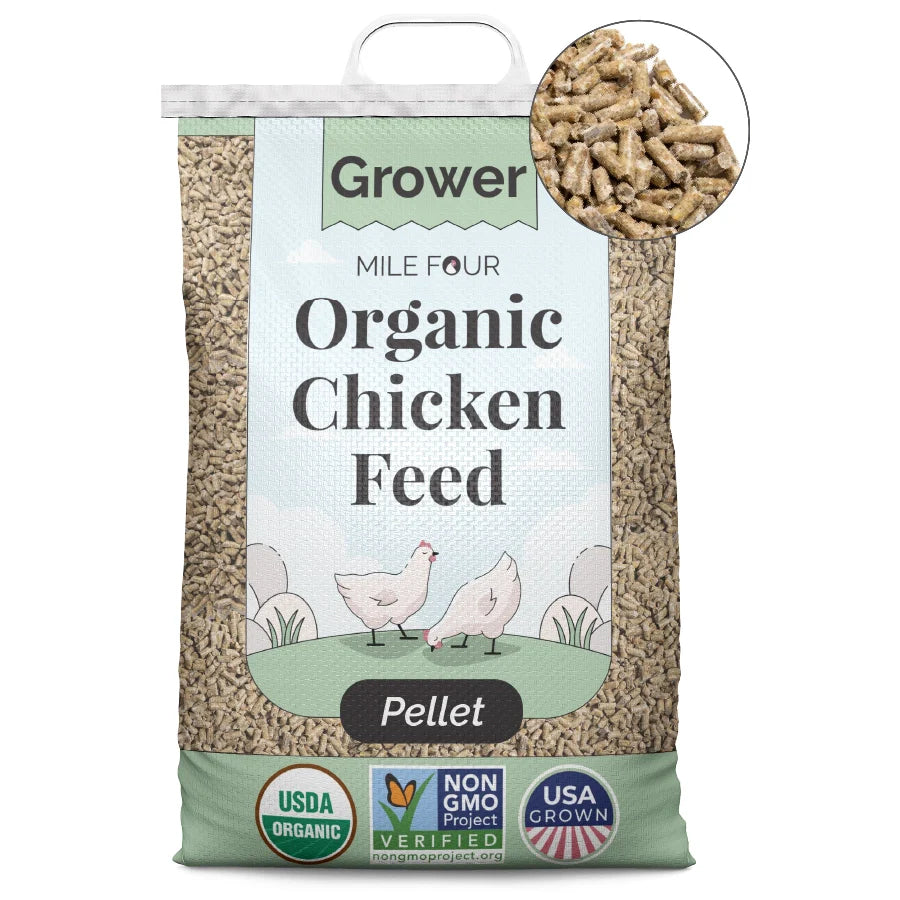 Mile Four Grower Organic Chicken Feed