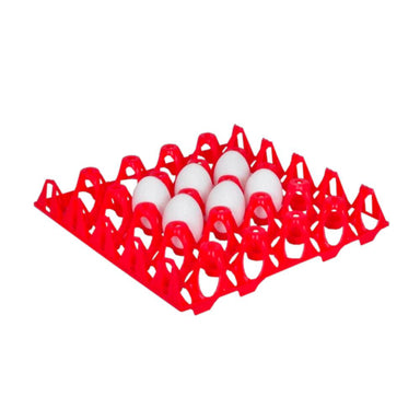 Plastic egg setter tray designed to hold 20 turkey or duck eggs.
