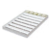 Plastic egg setter tray designed to hold 40 goose eggs.