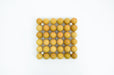 Plastic egg tray for organizing and storing up to 36 chicken eggs.