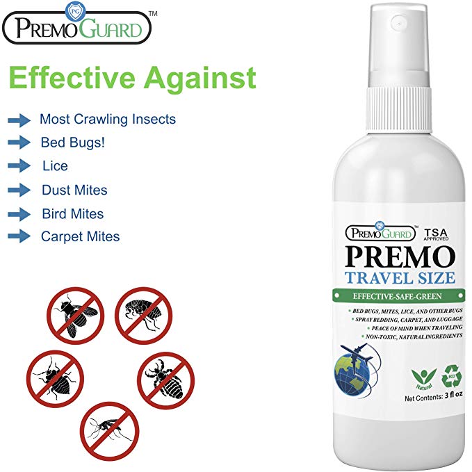 Premo Guard 3 oz poultry and bird mite pest spray product facts