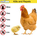 Premo Guard Poultry Spray kills and repels mites, flies, ticks, fleas, and lice