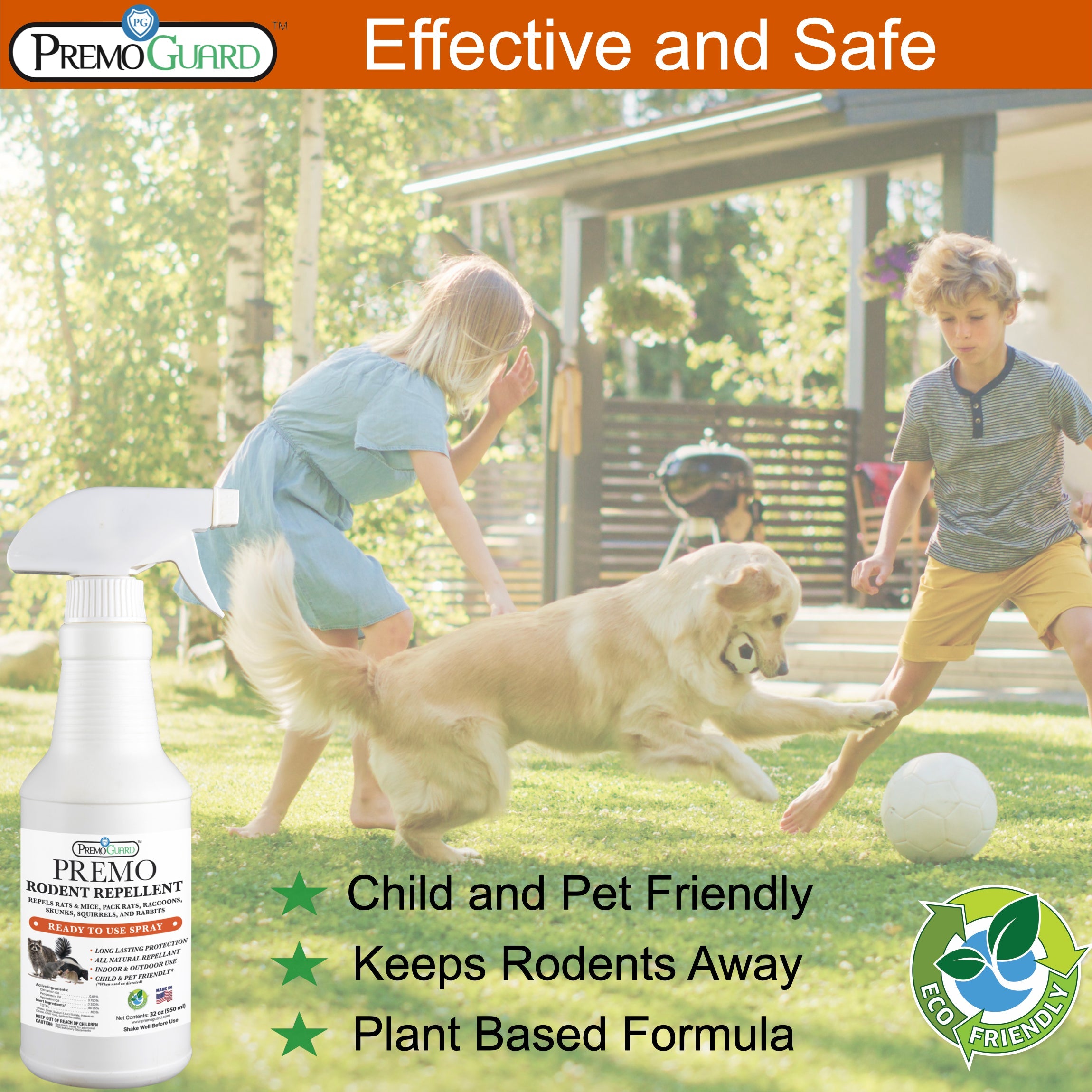 Premo Guard Rodent Repellent Spray effective and safe