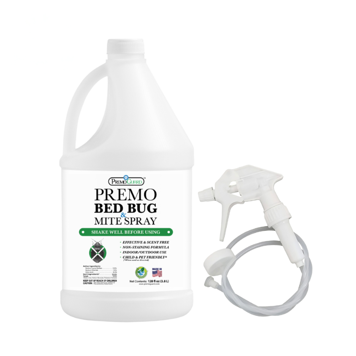 Premo Guard Spray 128 oz poultry and bird mite pest spray
