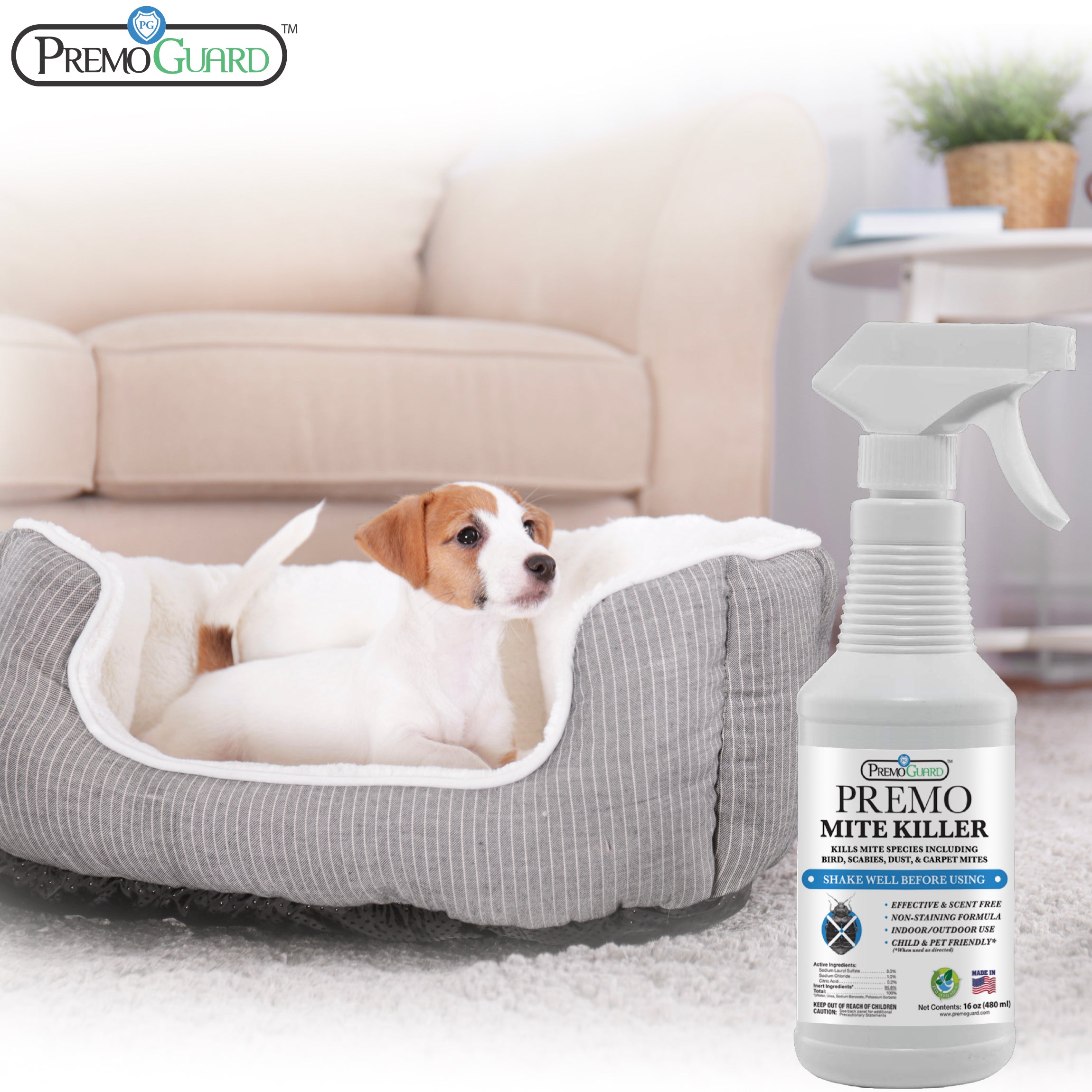 Premo Guard natural poultry and bird mite spray