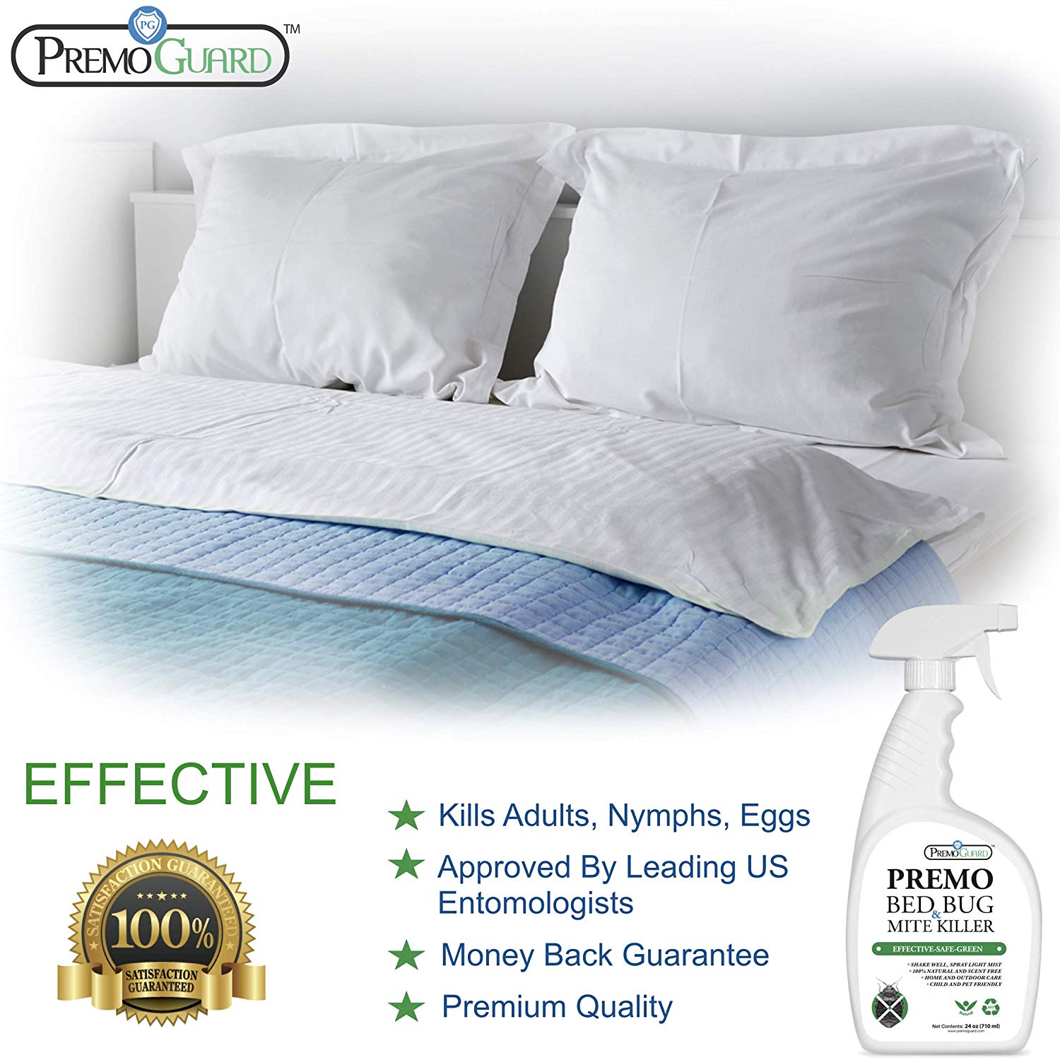 Premo Guard natural poultry mite, lice and flea killer effective 100%