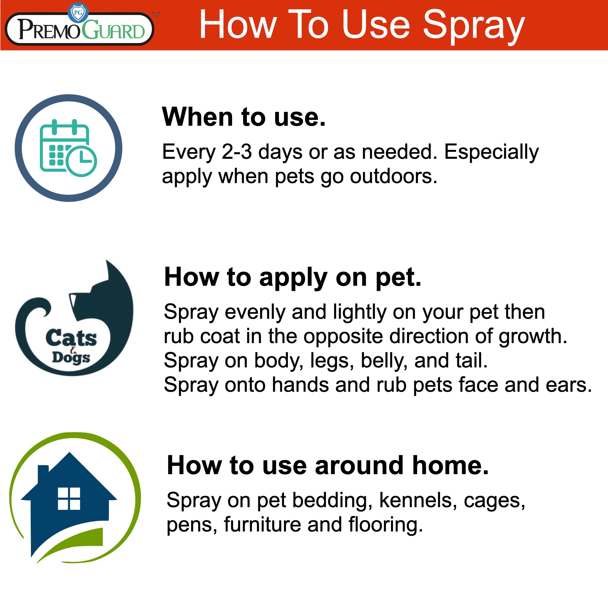 Premo Poultry Protector natural poultry pest spray for mites and lice How to Use Instruction