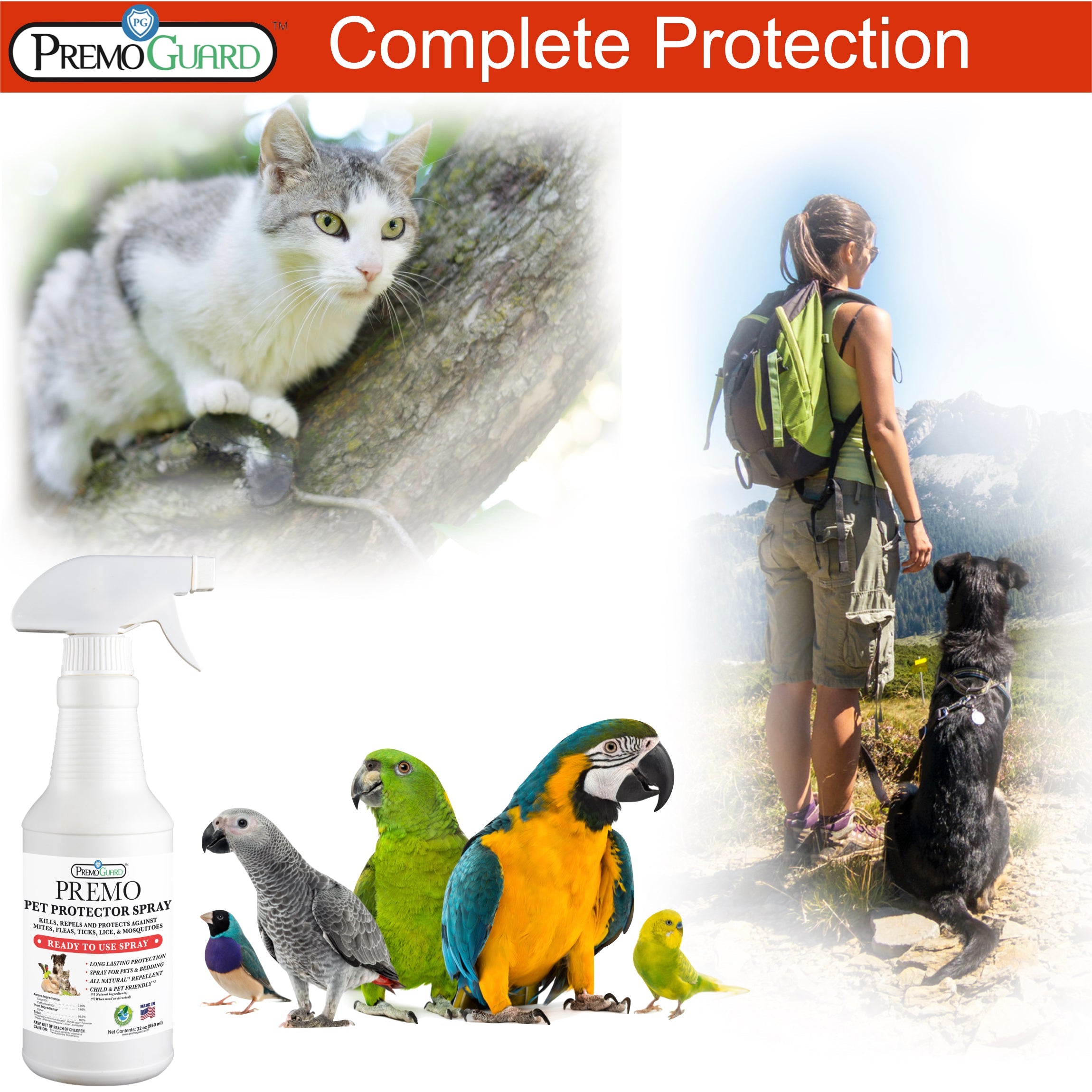 Premo Poultry Protector spray complete protection