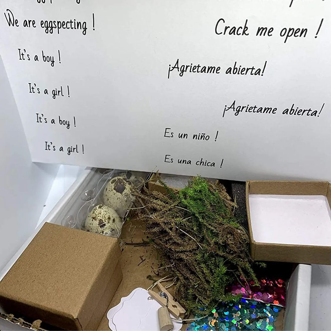 Quail Egg Gender Reveal Ideas