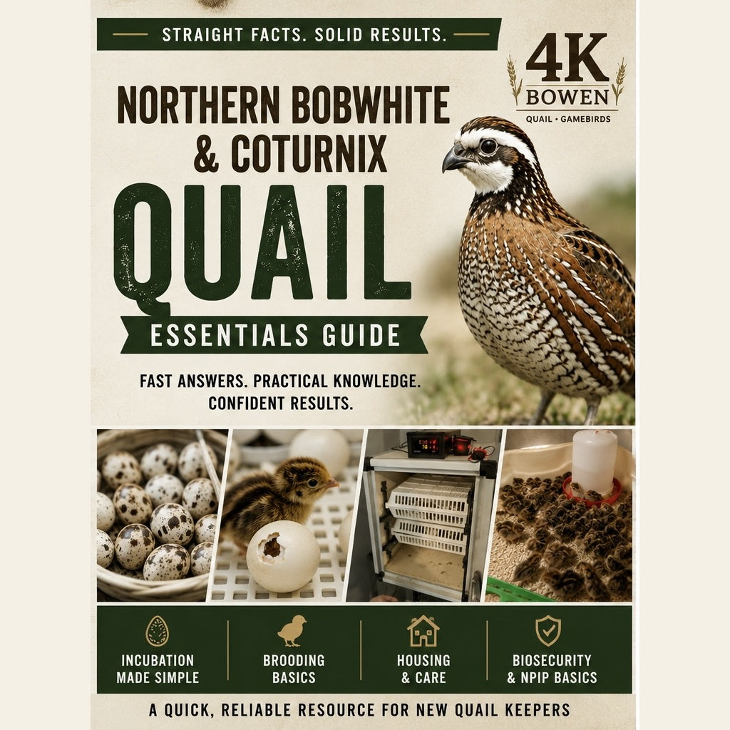36 Eggs Northern Bobwhite Quail Starter Kit