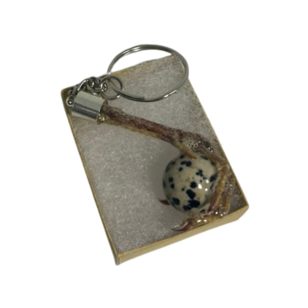 Quail Foot Keychain