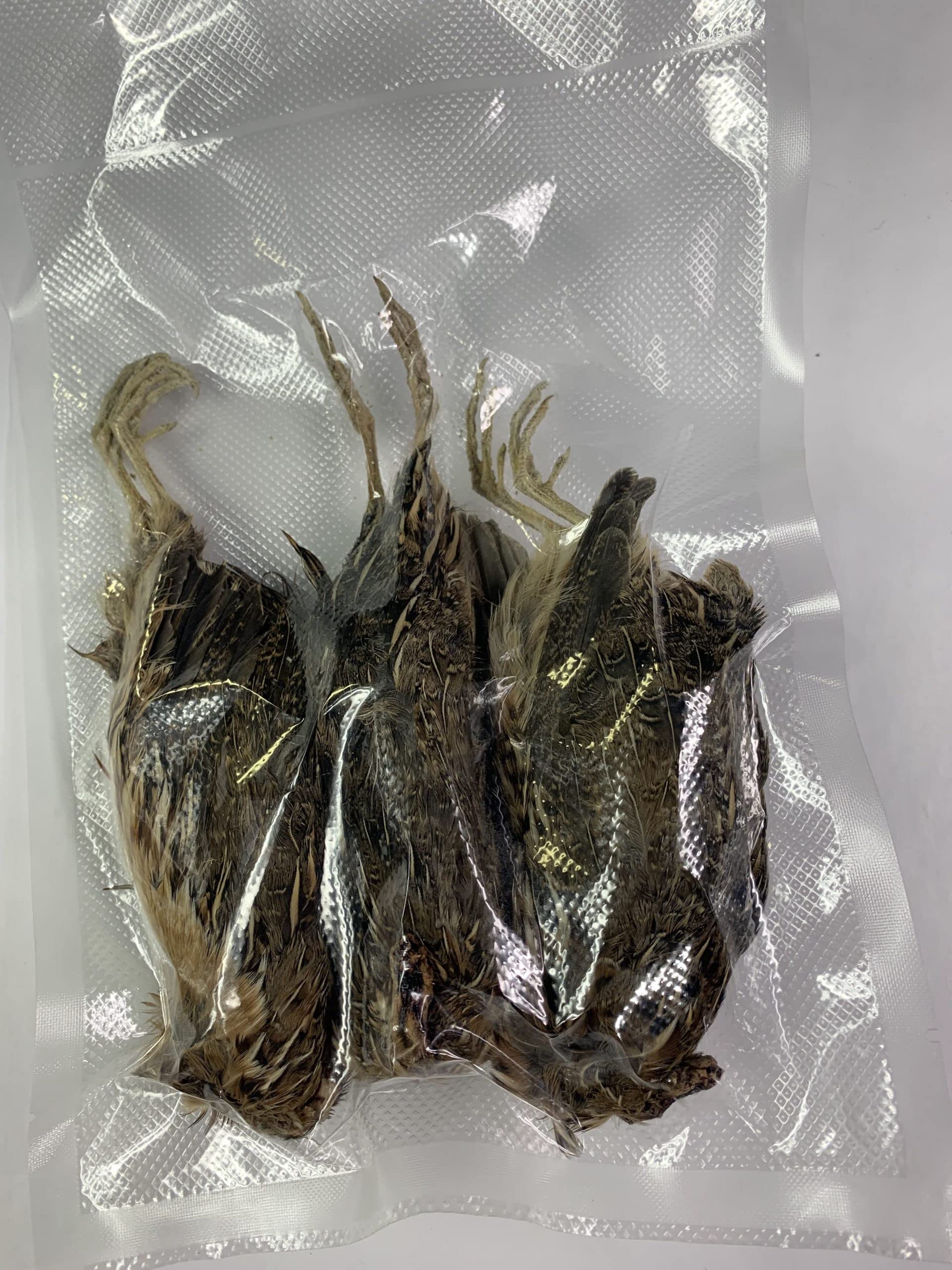 Quail Whole Prey dehydrated for Bird Dog Training