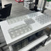 Reusable plastic chicken egg packaging with a transparent design and 15-egg capacity.