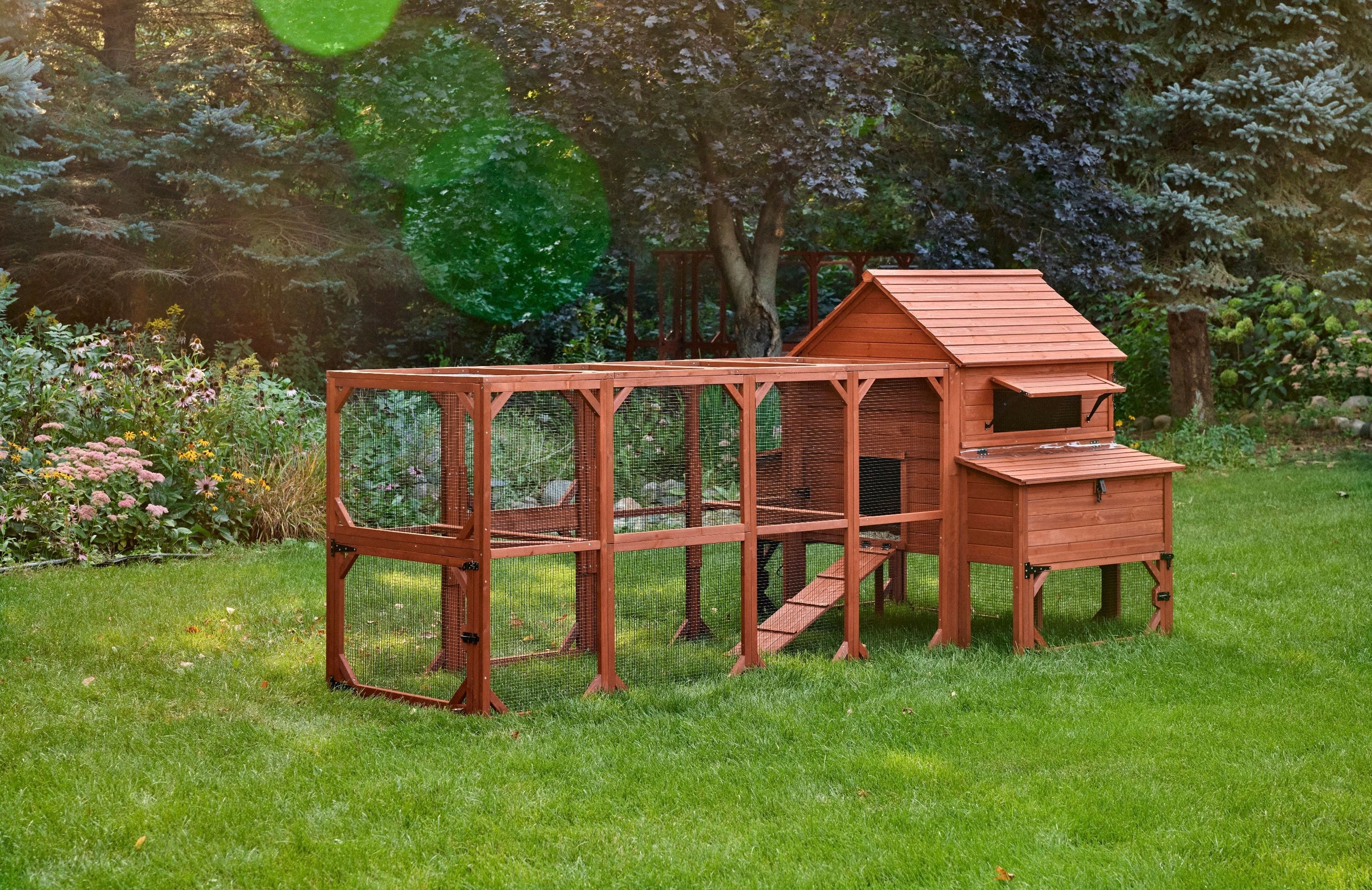 Chicken Coop Kit for 10 Chickens - 3 Run Options | Rhode Island Homestead Coop